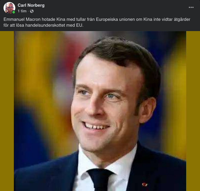 Kinesiskt Tullhotande Makaron