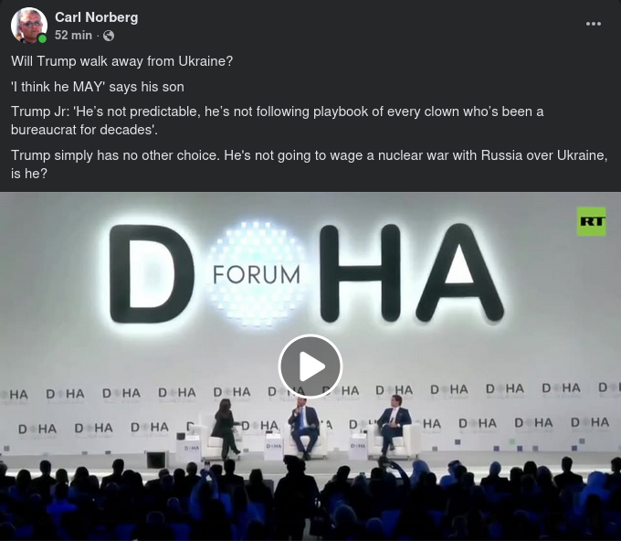 Jr. Om Sr. & Ukraina