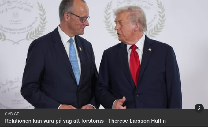 Förstörd Relation På Väg I SvD