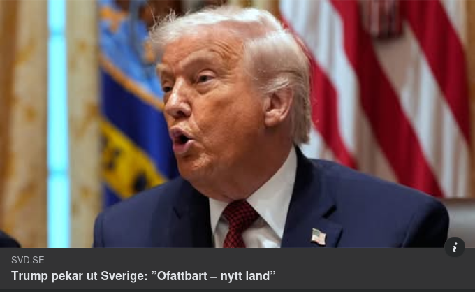 Trump, Europa & Sverige I SvD