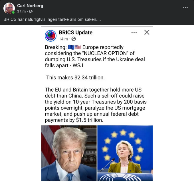 Europa & Amerikanska Statsobligationer