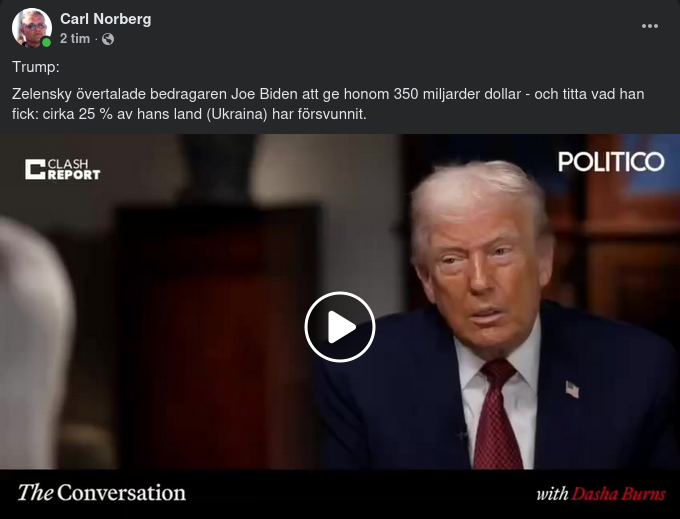 Budskap Från Trump