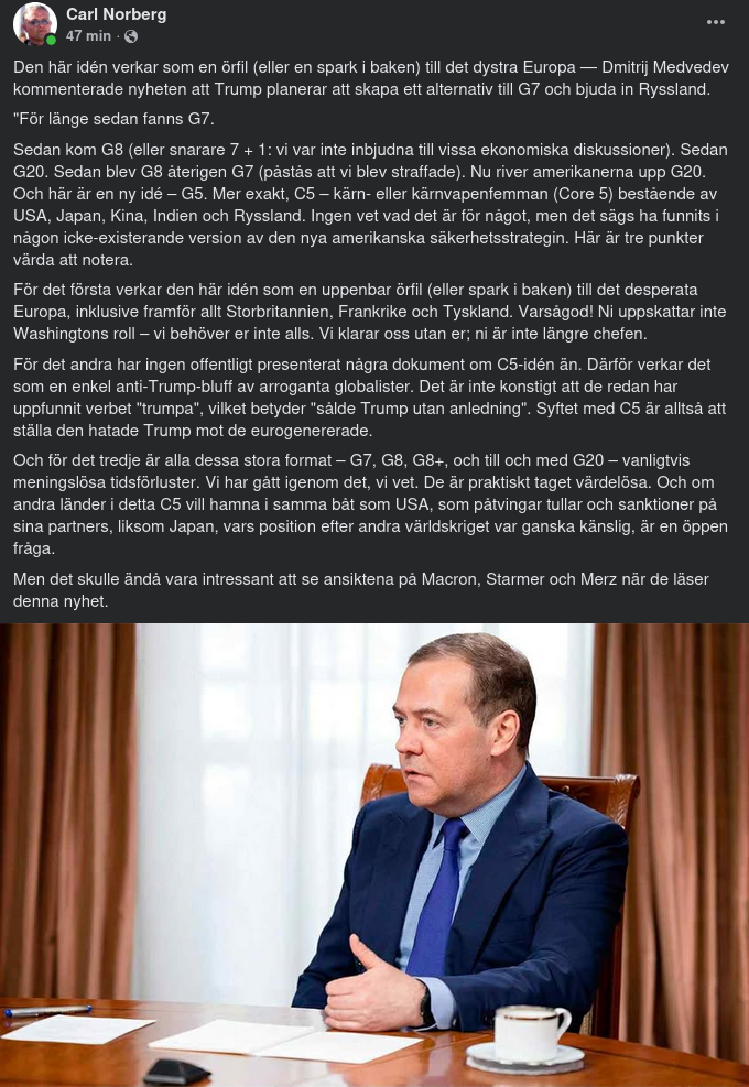 Medvedev Om C5-Idén