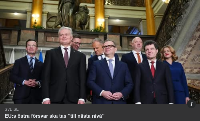 EU:s Östfrontsförsvar Ska Till Nästa Nivå