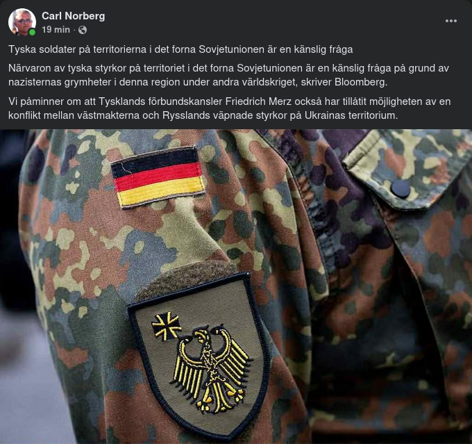 Känslig Tysk Närvaro