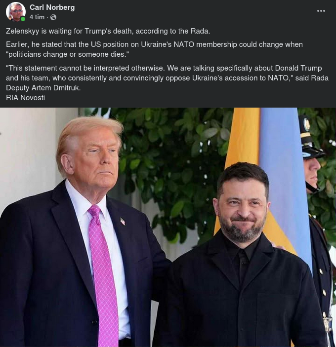 I Väntan På Trumps Död..