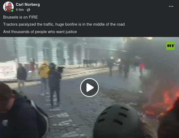 Bondeuppror I Bryssel