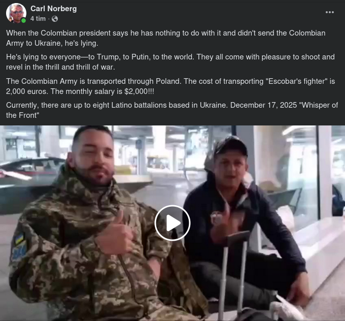 Colombianskt I Ukraina