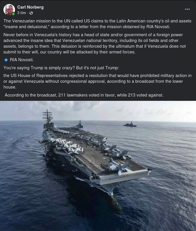 Venezuela, USA & Oljetillgångar