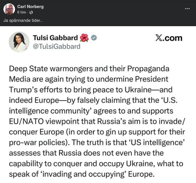 Tulsi Om Rysk Militär Kapacitet