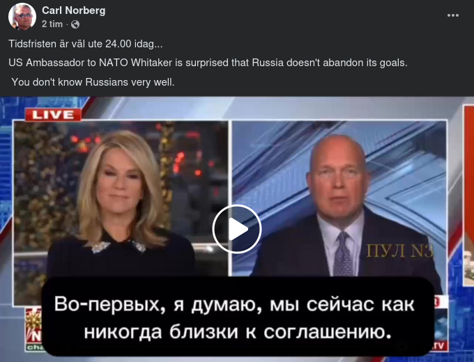 Förvånad Whitaker..