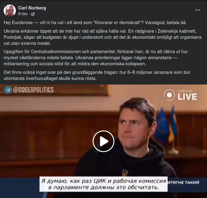 Ukrainsk Valekonomi..