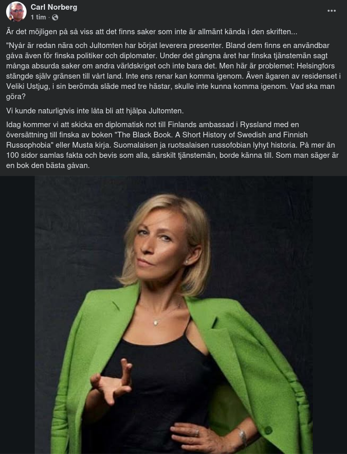 Rysk Julboksgåva Till Finland