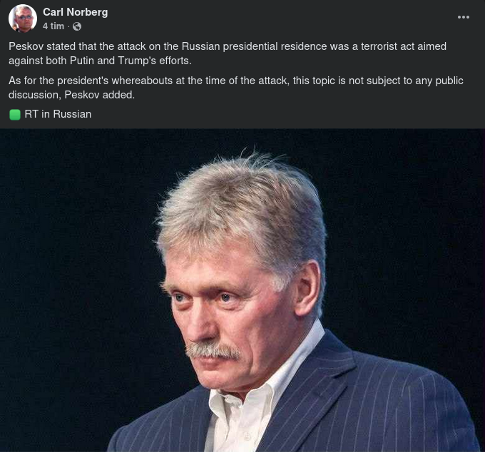 Röster Om Ukrainas Senaste Drönarhyss