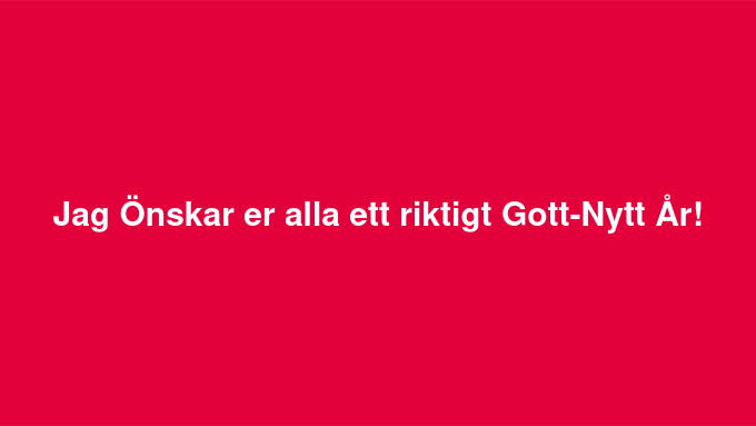 Gott Nytt År