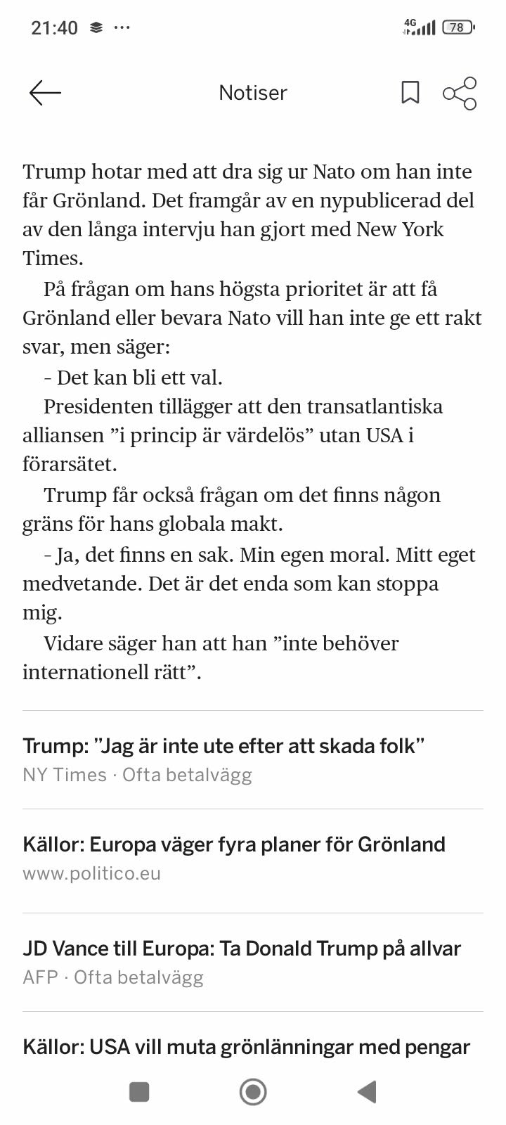 Gräns För Global Makt..