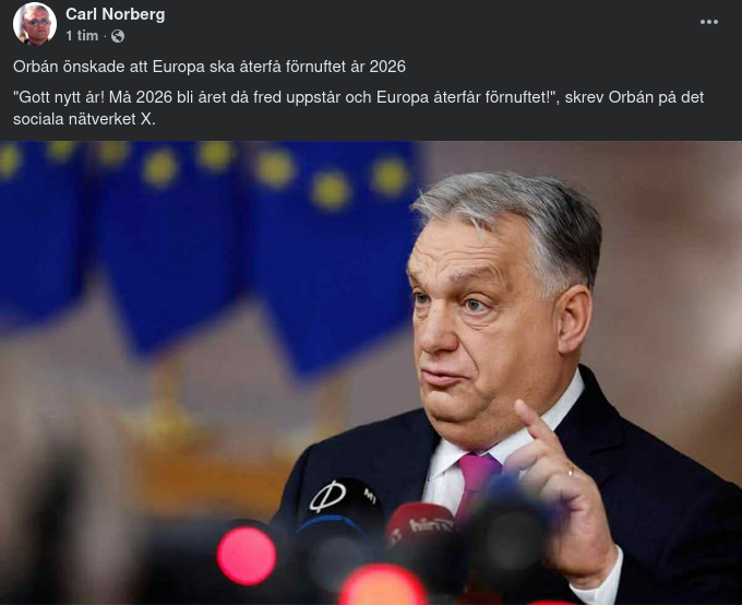 Förnuftigt Nytt År Från Orbán