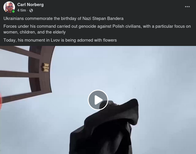 Nazistfödelsedagsfirande I Ukraina