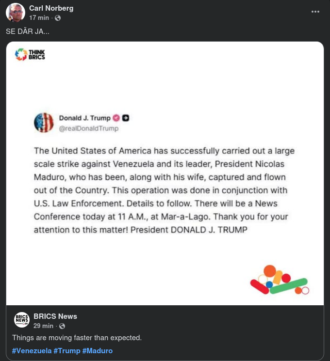 Amerikanskt & Kinesiskt I Venezuela