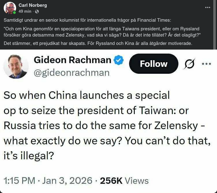 Prejudicerande Presidenttillfångatagande