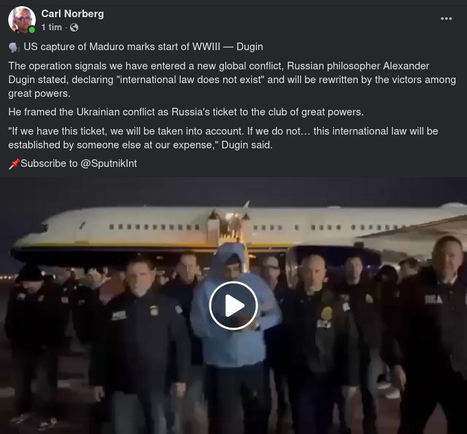 Venezuela, Internationell Lag & Korruption..