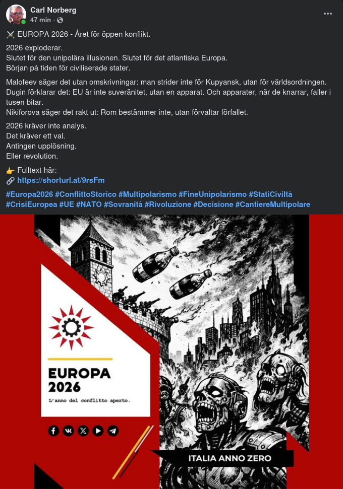 2026 - Året För Öppen Konflikt