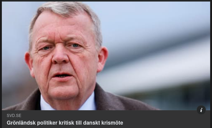 Efterfrågad Sarkasm/Ironi Angående Grönlandsfrågan