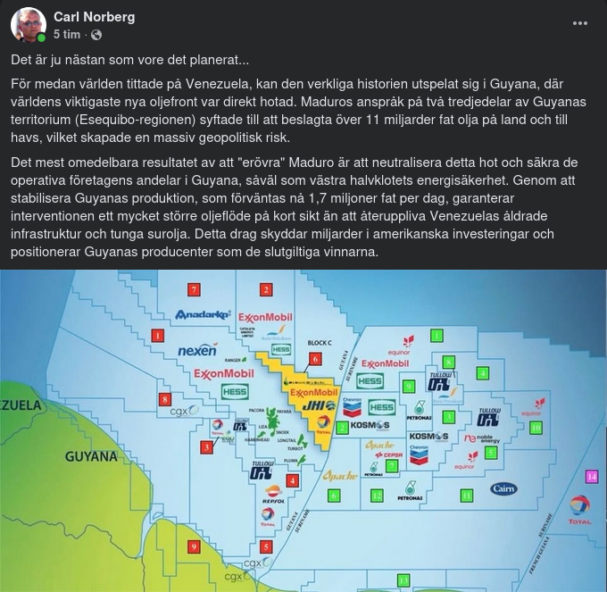 Oljeutvinningen I Guyana