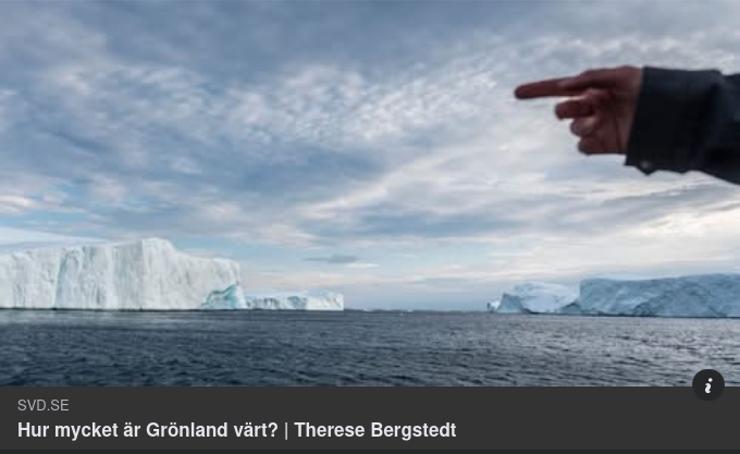 Grönlandsvärdering I SvD