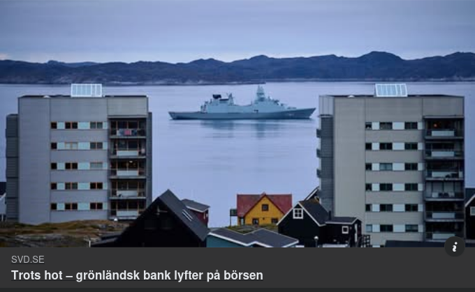Grönländskt Banklyft På Börsen
