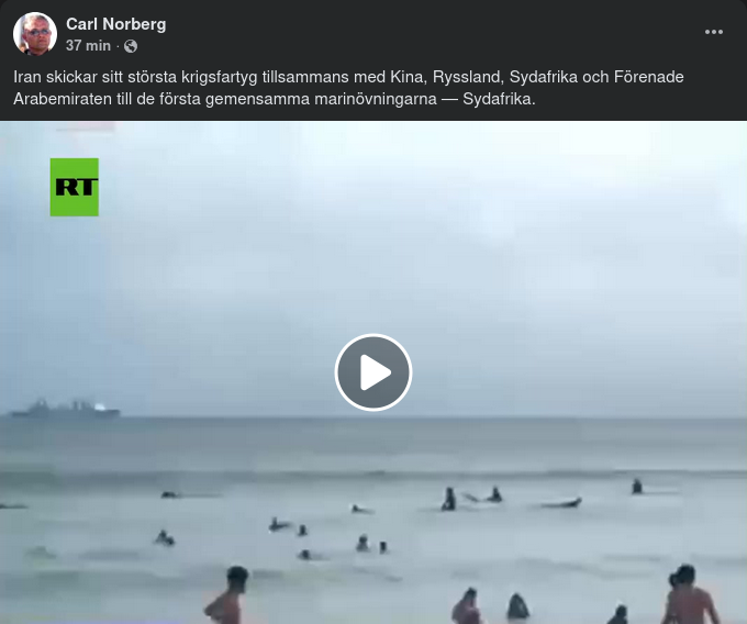 Gemensam Marinövning I Sydafrika