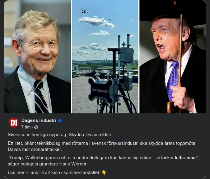 Svensk Luftrumstäckning I Davos..