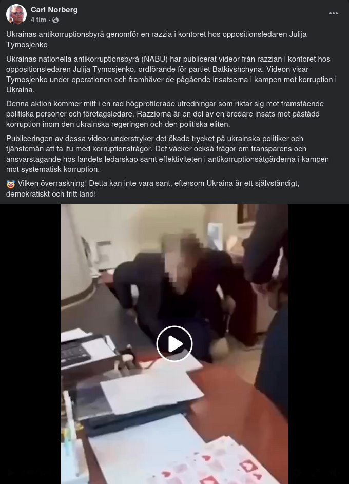 Razzia På Julija Tymosjenkos Kontor