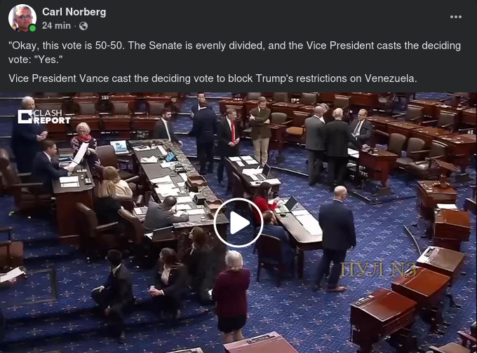 Utslagsröst Från Vance