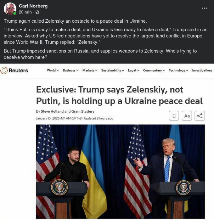 Fredshindret Zelensky