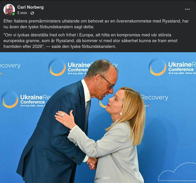 Fredlig Framtidstilltro Från Merz