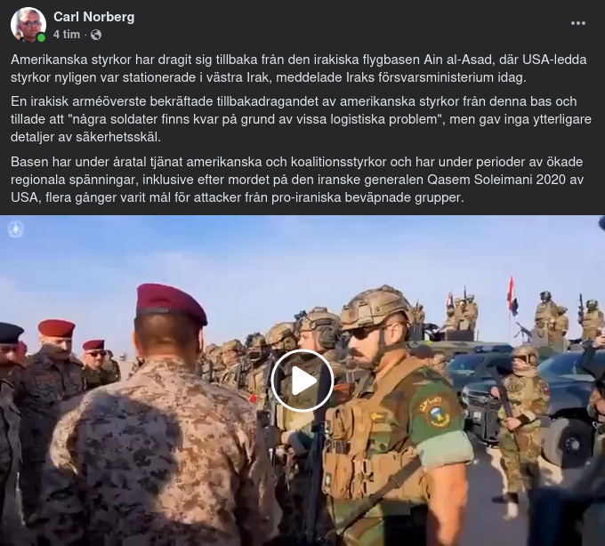 USA Lämnar Ain al-Asad