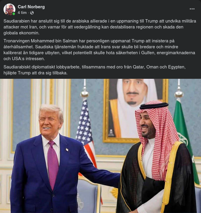 MbS Uppmanar Till Återhållsamhet