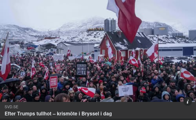 Grönland & Krismöte I Bryssel