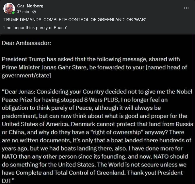 Inte Längre Bara Fredstankar..