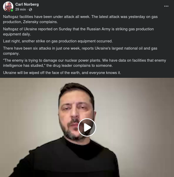 Ryska Gasproduktionsattacker