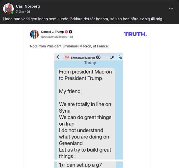 Från Makaronen Till Trump