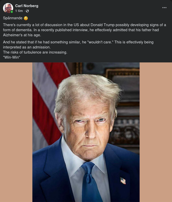 Demensobrydd Trump..