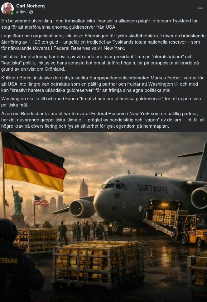 Tysk Guldåterföring