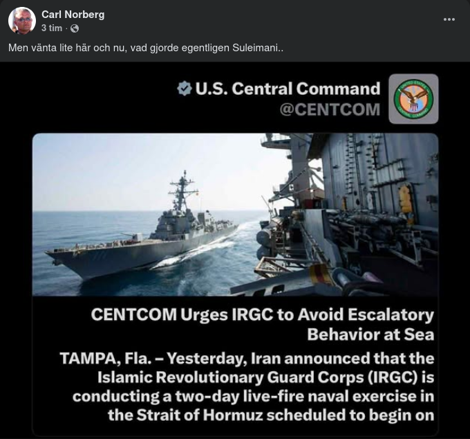 Eskalerande Sjöbeteende