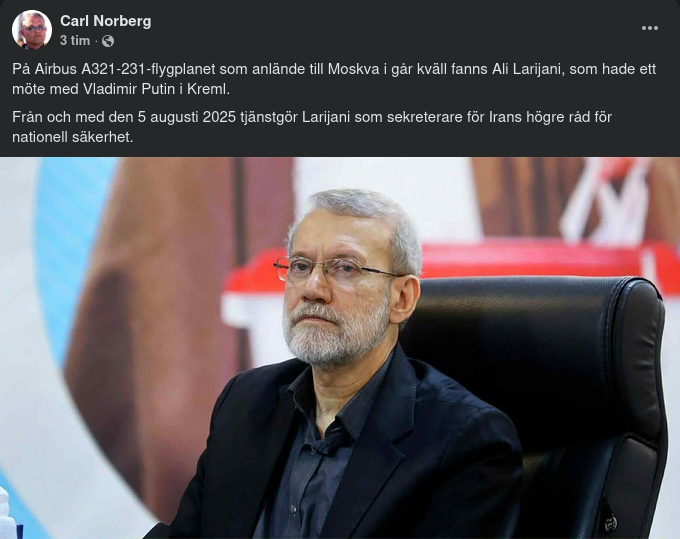 Iranskt Besök I Moskva