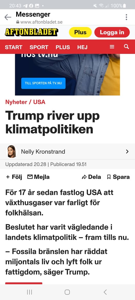 Trump Ändrar Amerikansk Klimatpolitik