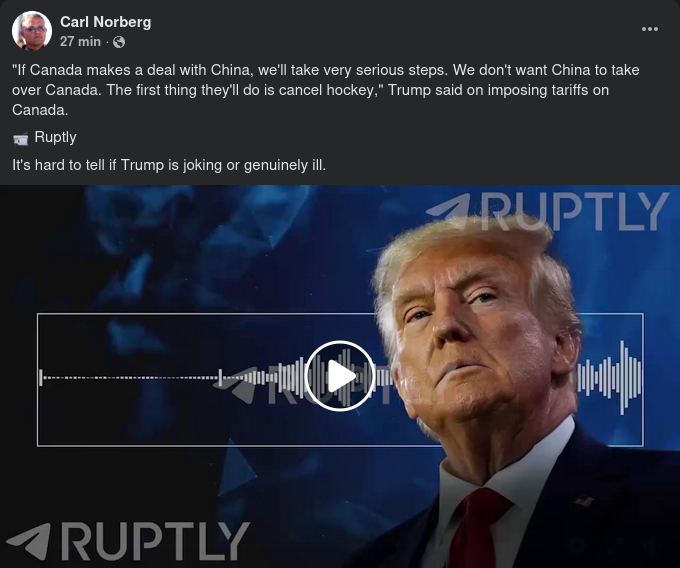 Kinesiskt Hot Mot Kanadensisk Ishockey..