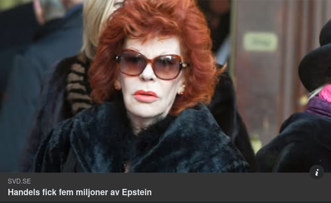 Epsteinmiljoner Till Handels