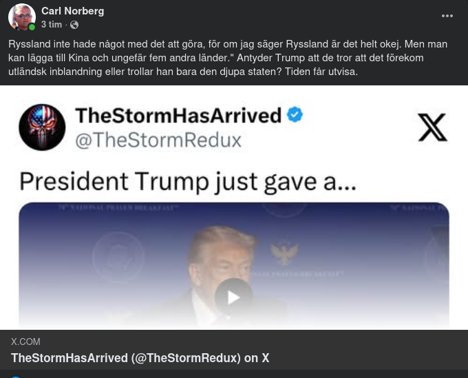 Kina & Ungefär Fem Andra Men Inte Ryssland